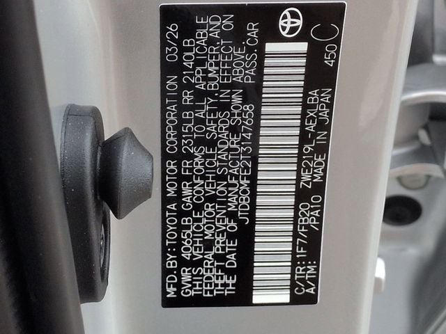 2026 Toyota Corolla Hybrid LE