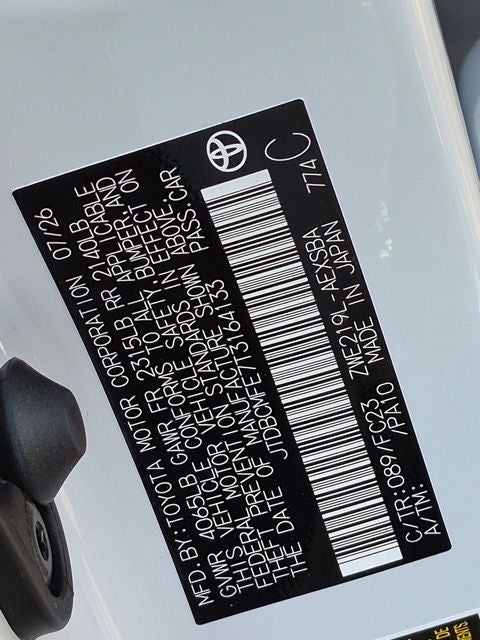 2026 Toyota Corolla Hybrid SE