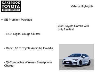 2026 Toyota Corolla Hybrid SE