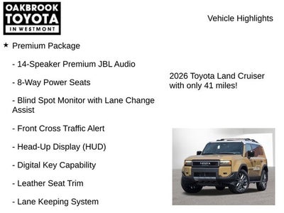 2026 Toyota Land Cruiser Base