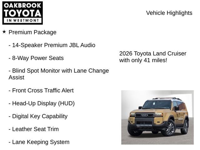 2026 Toyota Land Cruiser Base