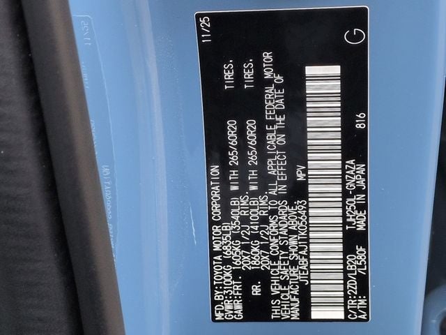 2026 Toyota Land Cruiser Base