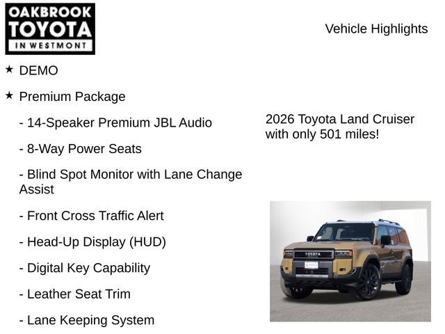 2026 Toyota Land Cruiser Base