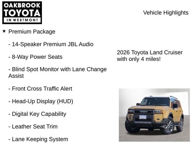 2026 Toyota Land Cruiser Base