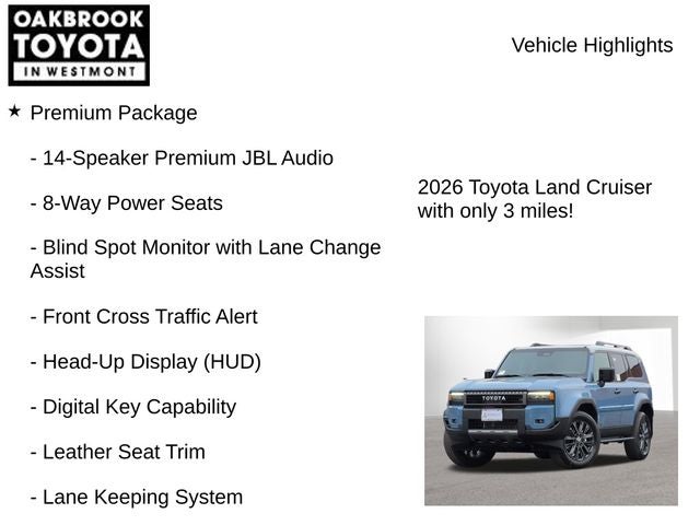 2026 Toyota Land Cruiser Base