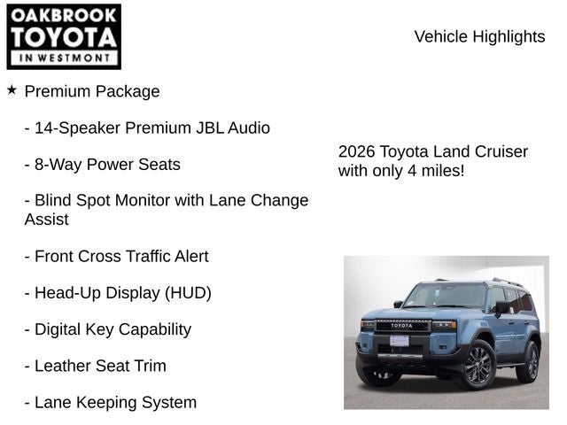 2026 Toyota Land Cruiser Base