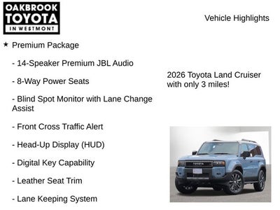 2026 Toyota Land Cruiser Base