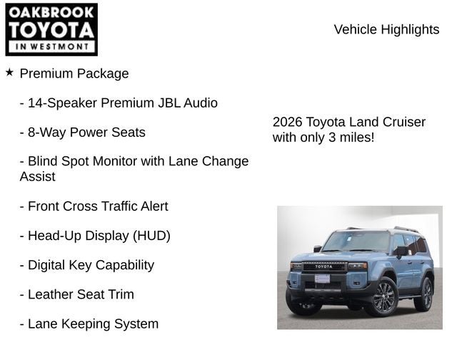 2026 Toyota Land Cruiser Base