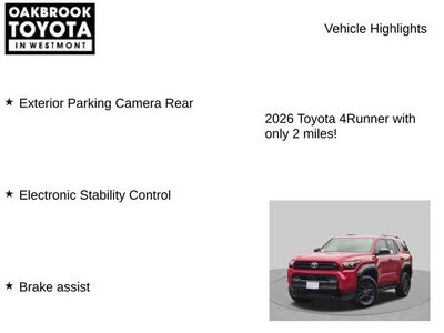 2026 Toyota 4Runner SR5