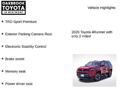 2026 Toyota 4Runner TRD Sport Premium