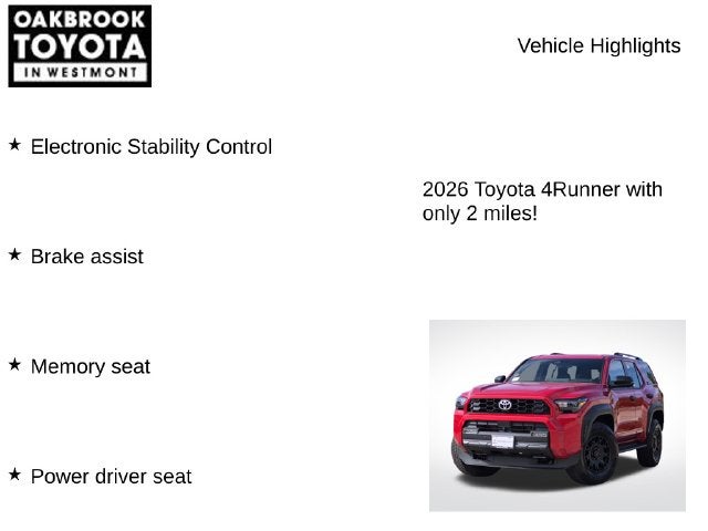 2026 Toyota 4Runner TRD Off-Road Premium