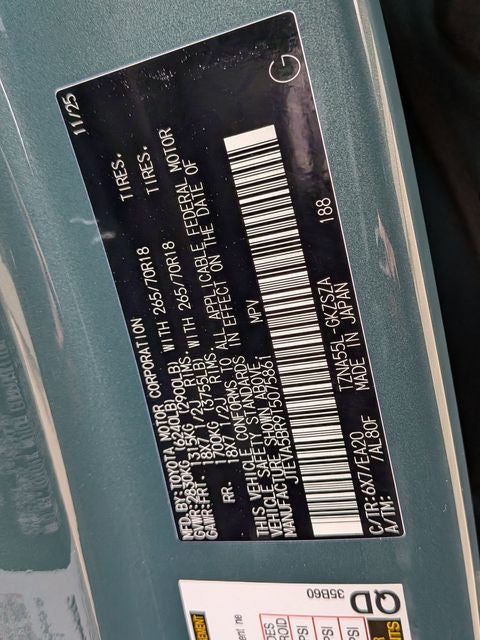 2026 Toyota 4Runner TRD Off-Road Premium