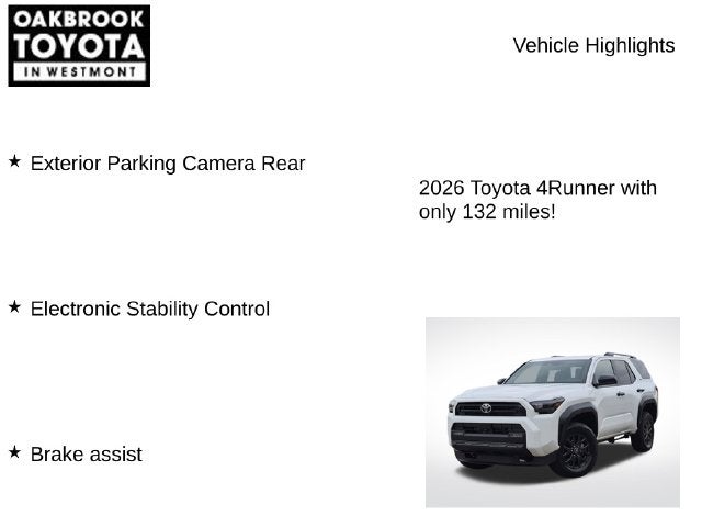 2026 Toyota 4Runner SR5