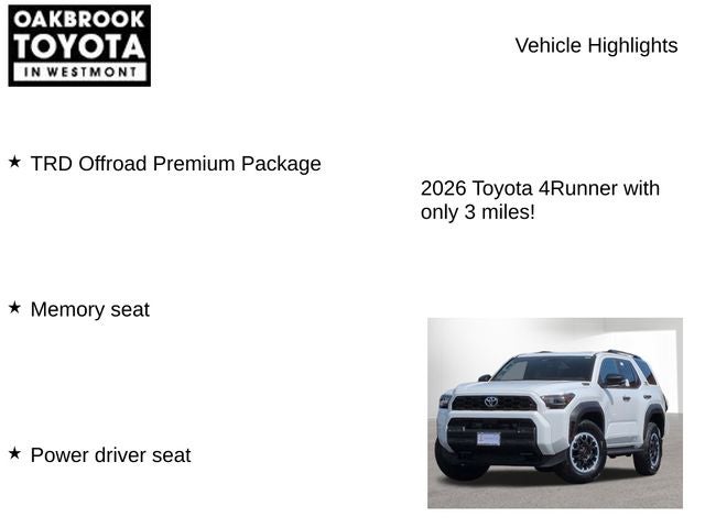 2026 Toyota 4Runner i-FORCE MAX 4Runner TRD Off-Road Premium