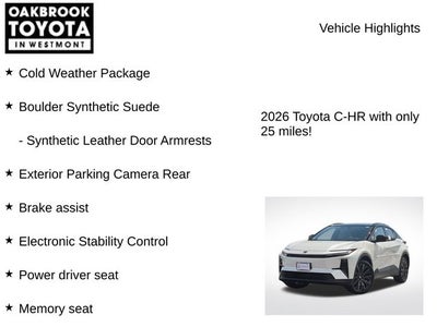 2026 Toyota C-HR XSE