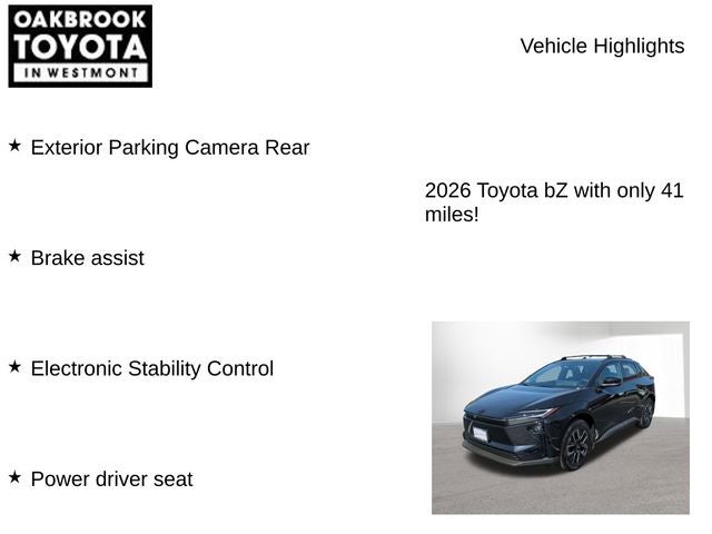2026 Toyota bZ XLE