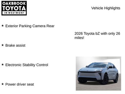 2026 Toyota bZ XLE