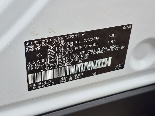 2026 Toyota bZ XLE