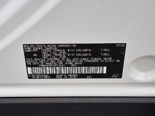 2026 Toyota bZ XLE