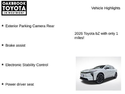2026 Toyota bZ XLE