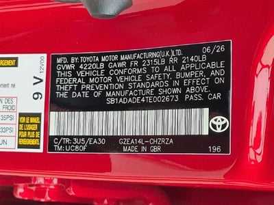 2026 Toyota GR Corolla Premium Plus DAT