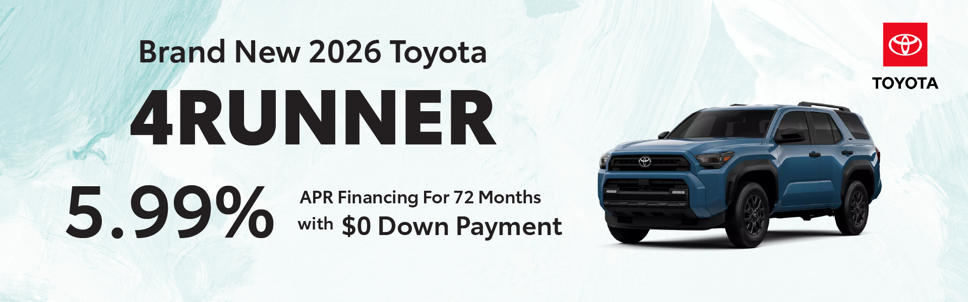 Brand New 2026 Toyota 4RUNNER