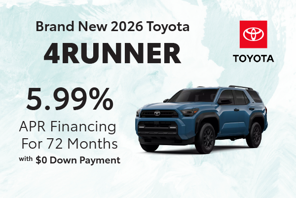 Brand New 2026 Toyota 4RUNNER