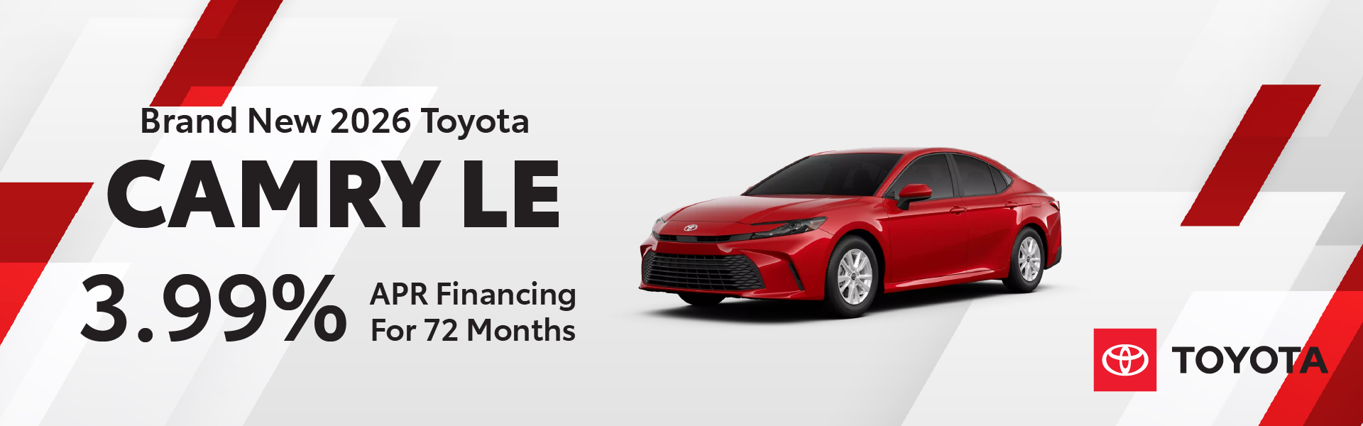 Brand New 2026 Toyota Camry LE