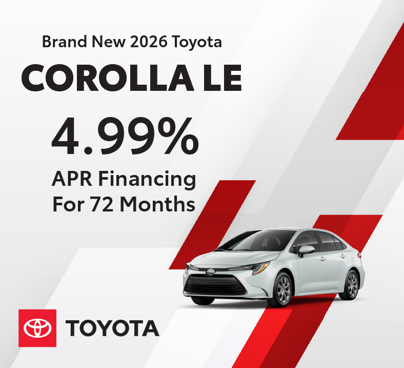 Brand New 2026 Toyota Corolla LE
