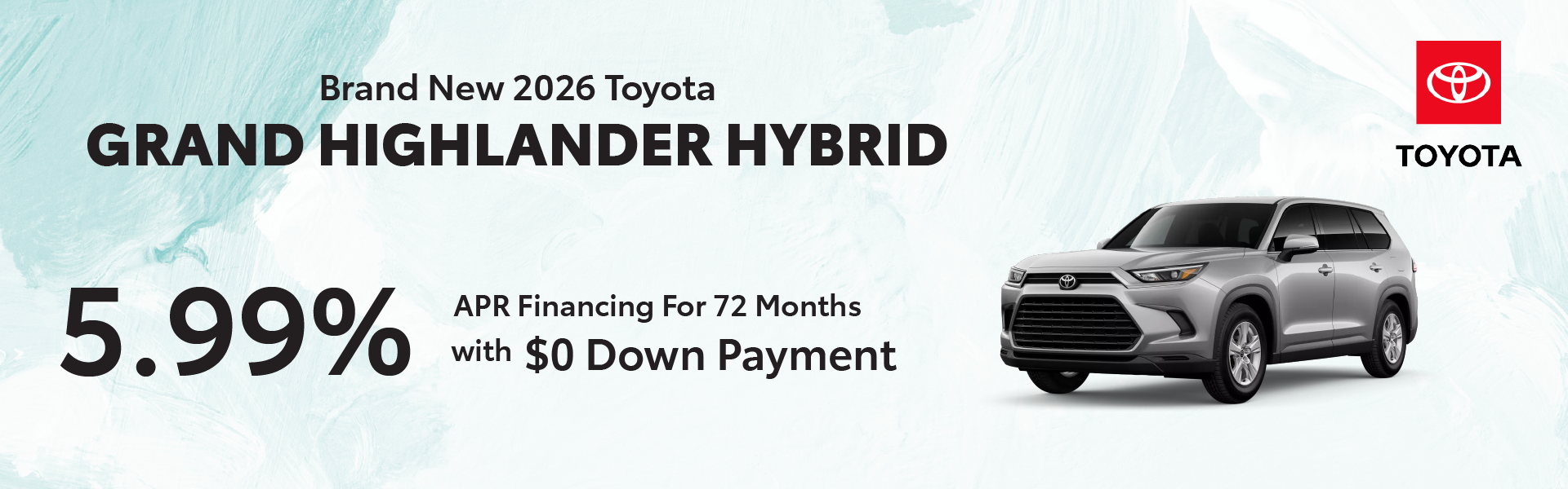 Brand New 2026 Toyota GRAND HIGHLANDER Hybrid