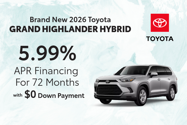 Brand New 2026 Toyota GRAND HIGHLANDER Hybrid