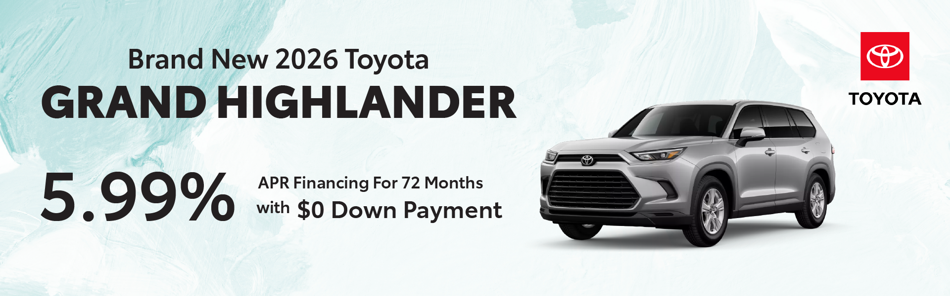 Brand New 2026 Toyota GRAND HIGHLANDER