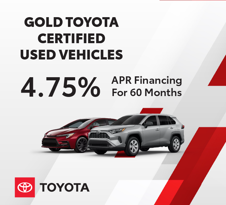 Toyota Gold Certified Used Vehicles