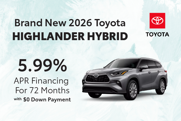 Brand New 2026 Toyota HIGHLANDER Hybrid