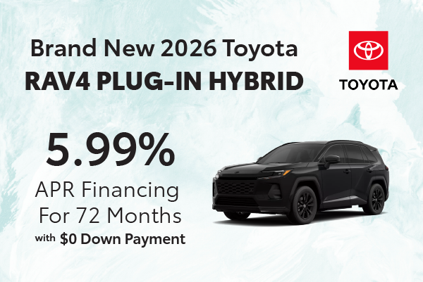 Brand New 2026 Toyota RAV4 Plug-in Hybrid