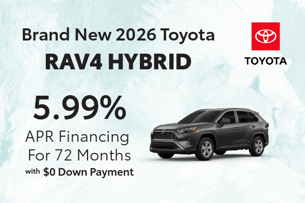 Brand New 2026 Toyota RAV4 Hybrid