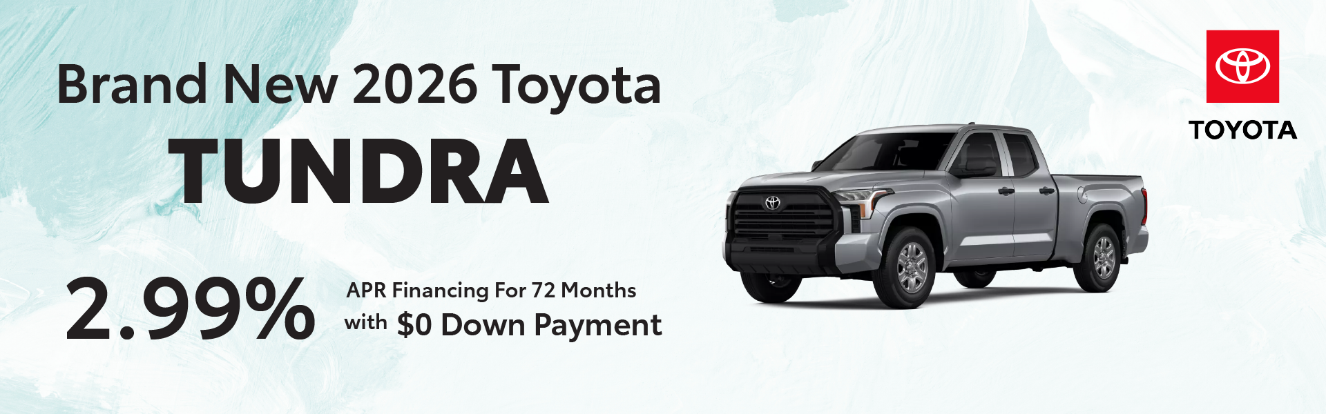 Brand New 2026 Toyota TUNDRA