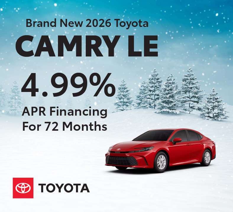 Brand New 2026 Toyota Camry LE
