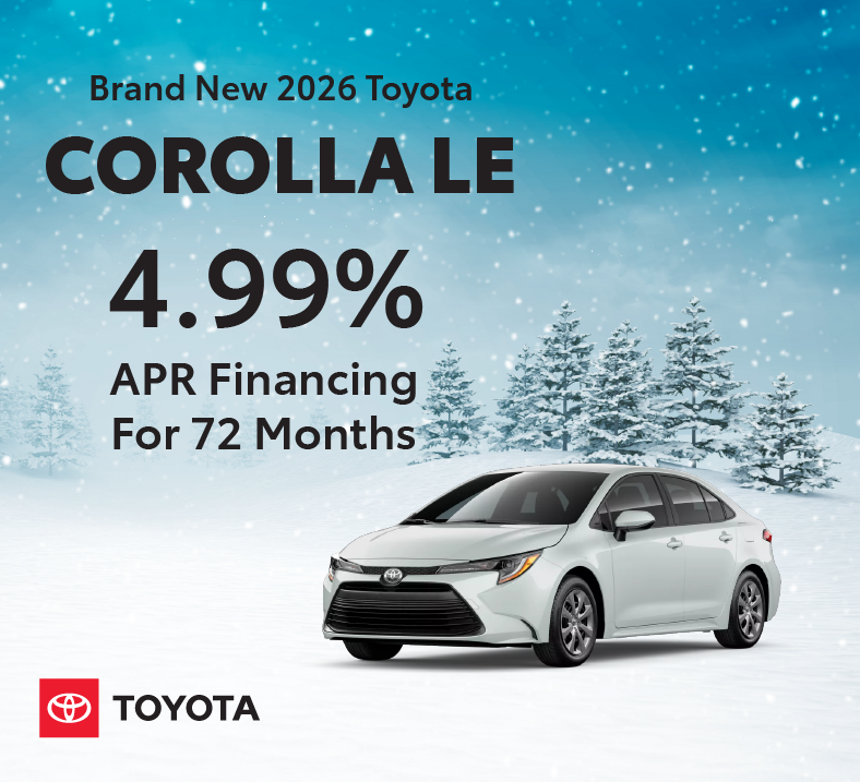Brand New 2026 Toyota Corolla LE