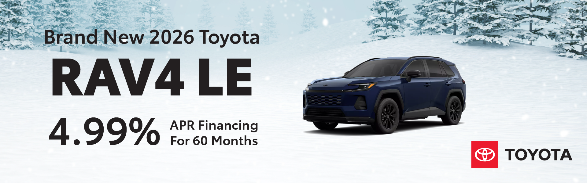 Brand New 2026 Toyota RAV4 LE