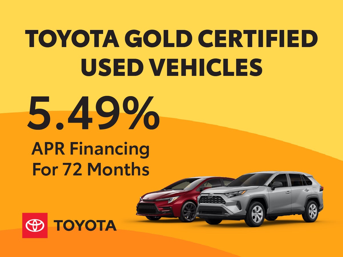 Toyota Gold Certified Used Vehicles