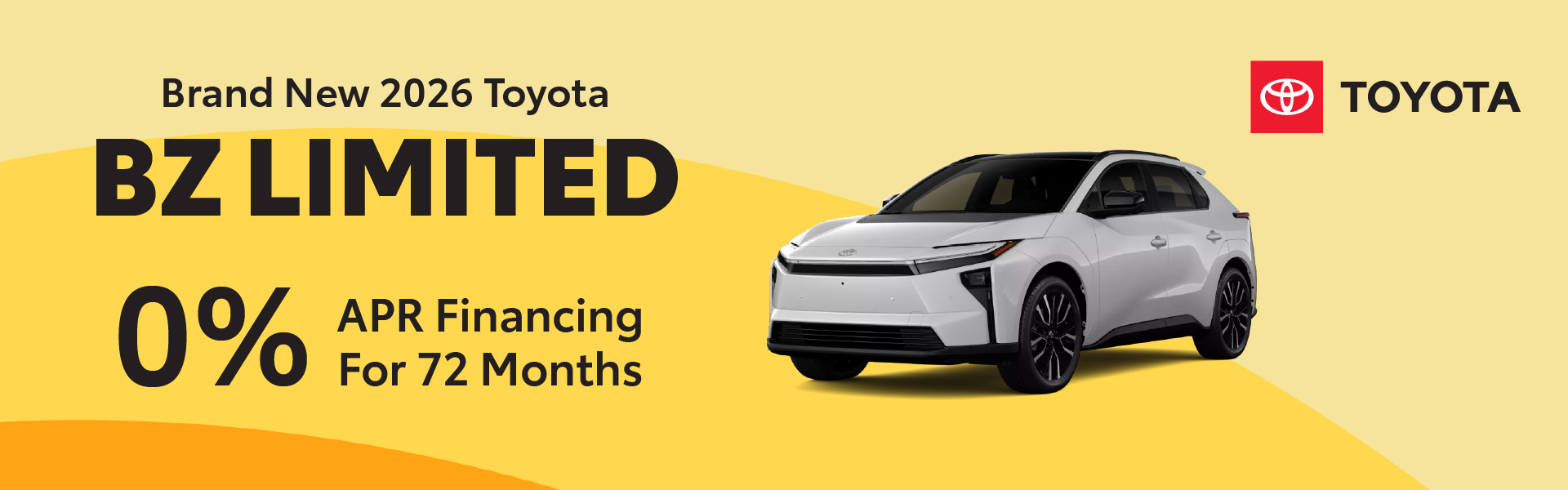 Brand New 2026 Toyota bZ Limited 0% APR for 72 Months