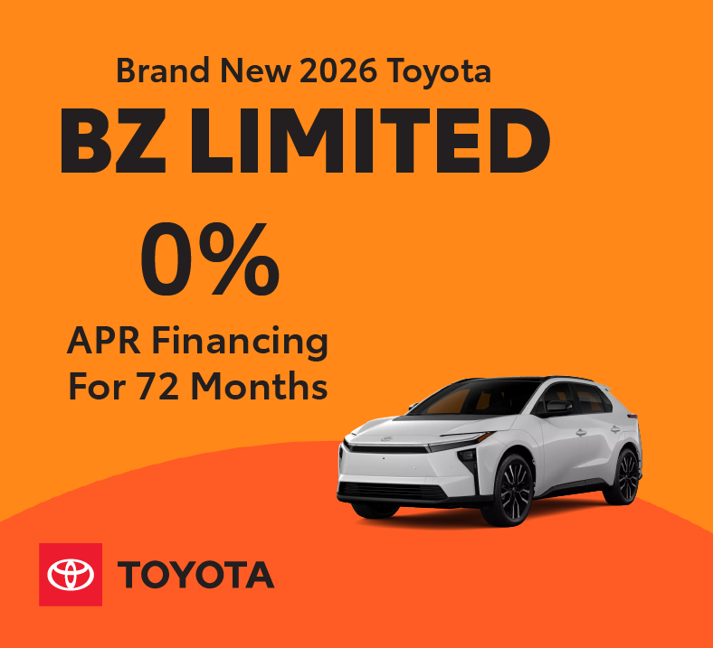 Brand New 2026 Toyota bZ Limited 0% APR for 72 Months
