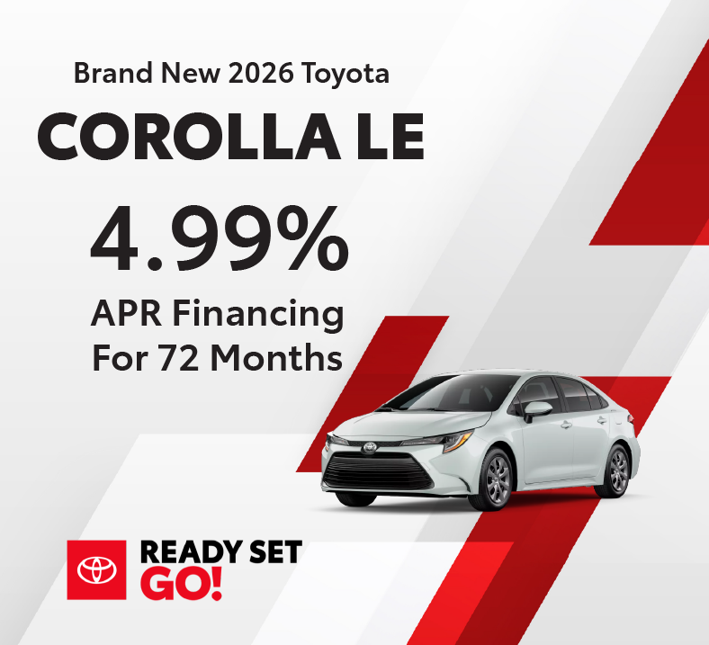 Brand New 2026 Toyota Corolla LE