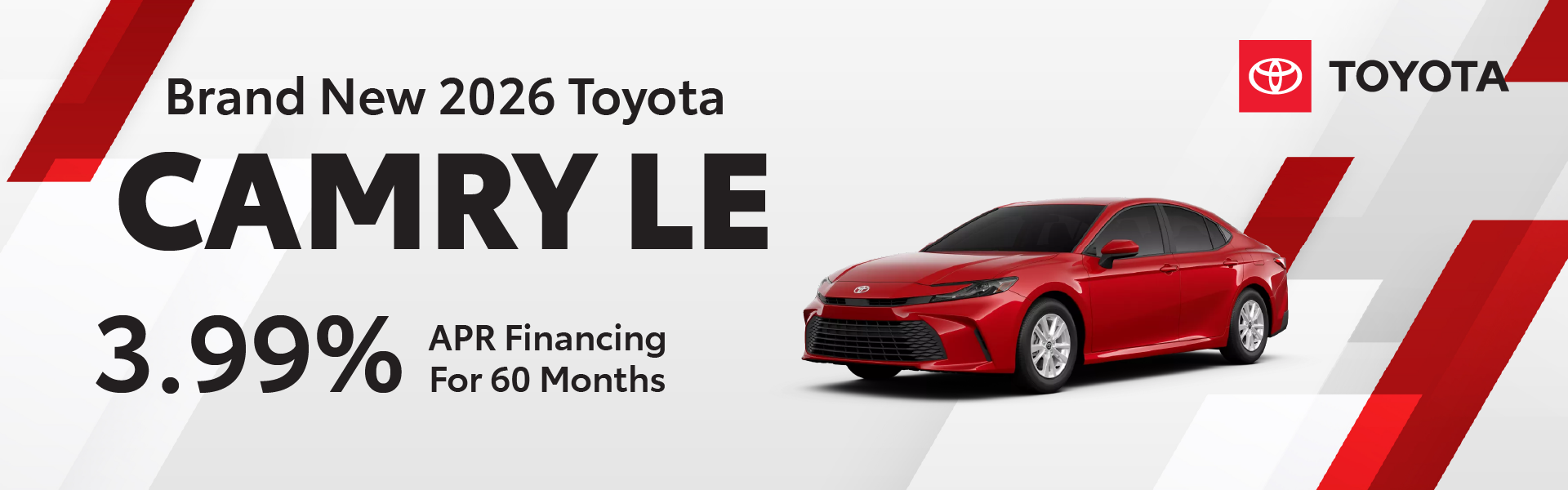 Brand New 2026 Toyota Camry LE
