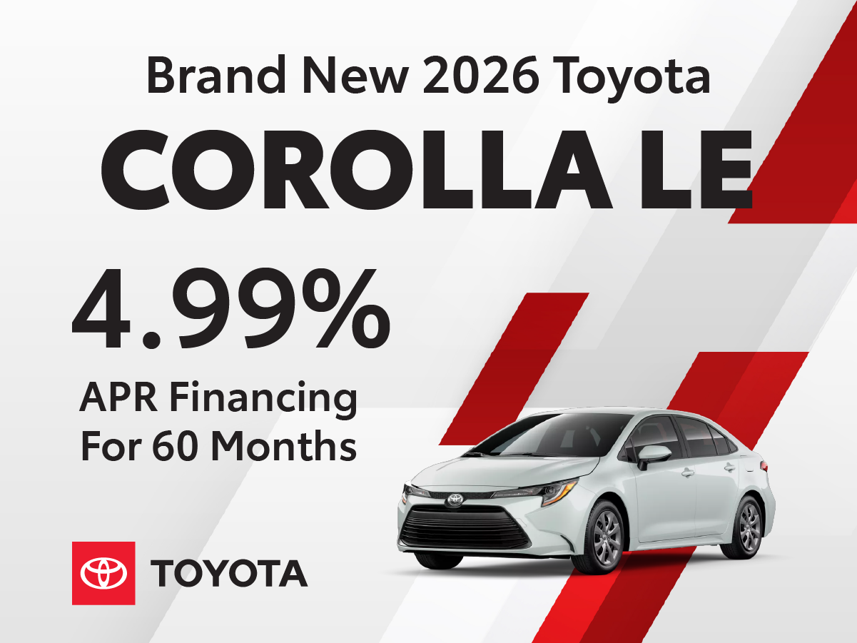 Brand New 2026 Toyota Corolla LE