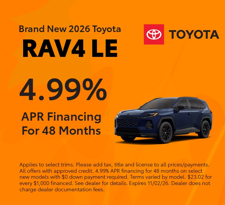 Brand New 2026 Toyota RAV4 LE