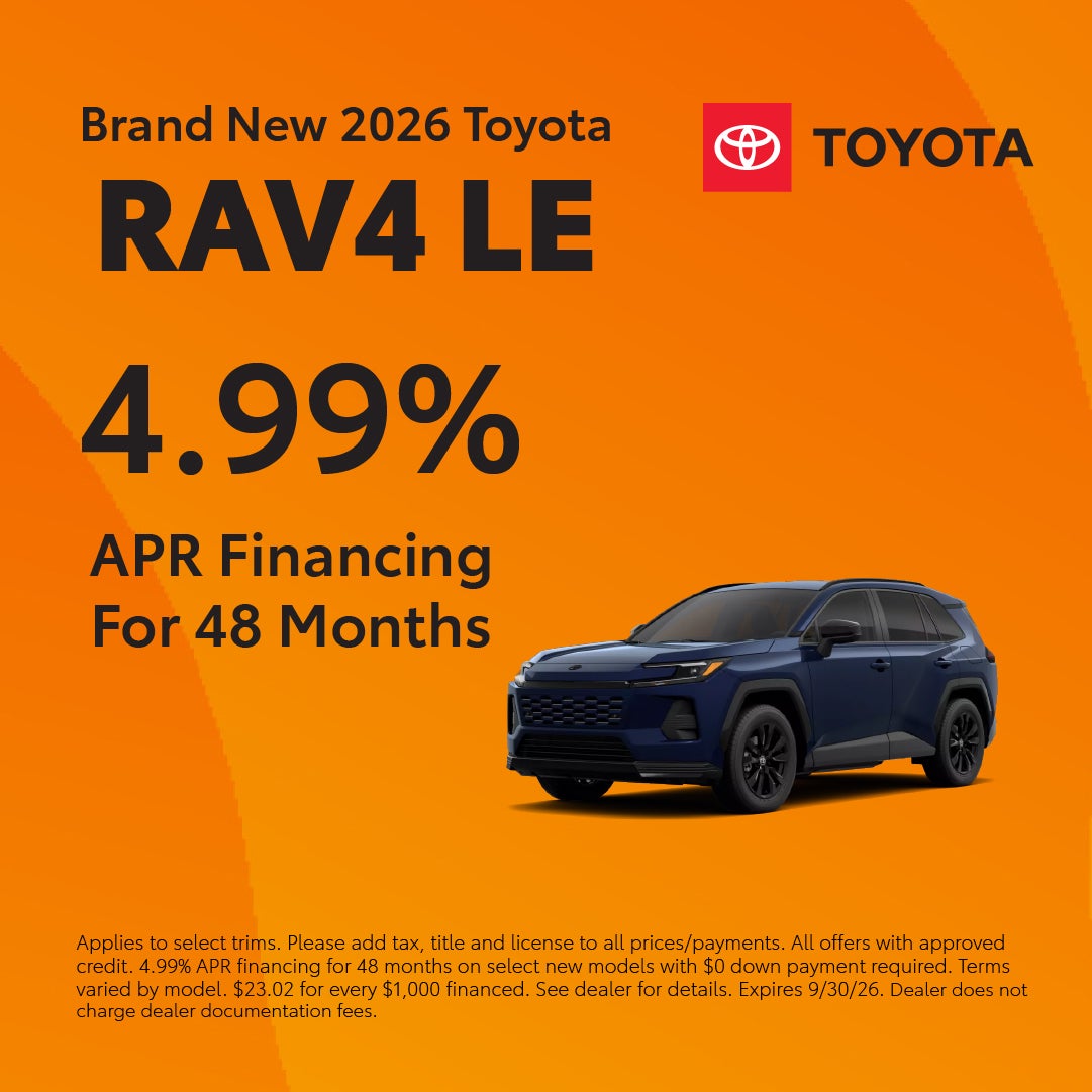 Brand New 2026 Toyota RAV4 LE